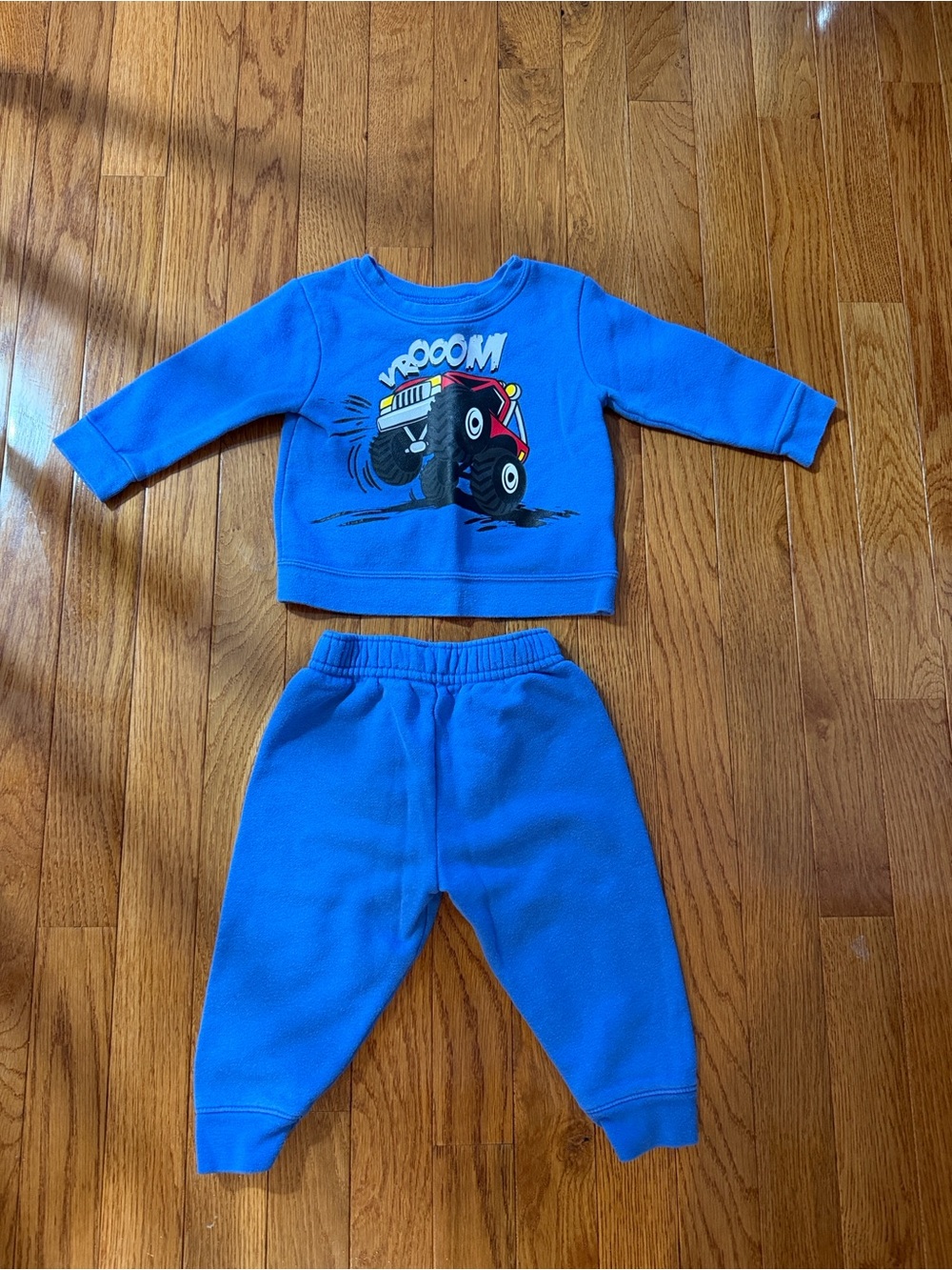 12M Monster Truck Sweatshirt & Jogger Set